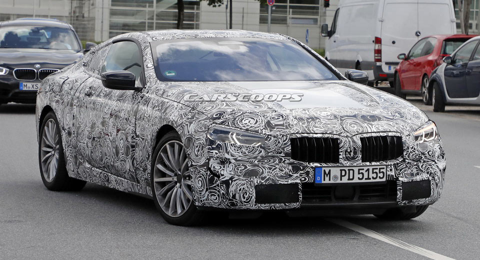  BMW 8-Series Coupe Prototype Puts On Production Lights