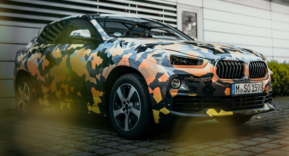  BMW Drops More Camouflaged X2 Official Images