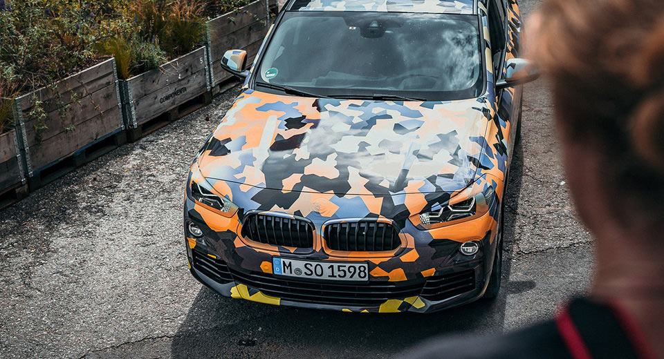  BMW X2 Puts On Colorful Wrap In First Official Images