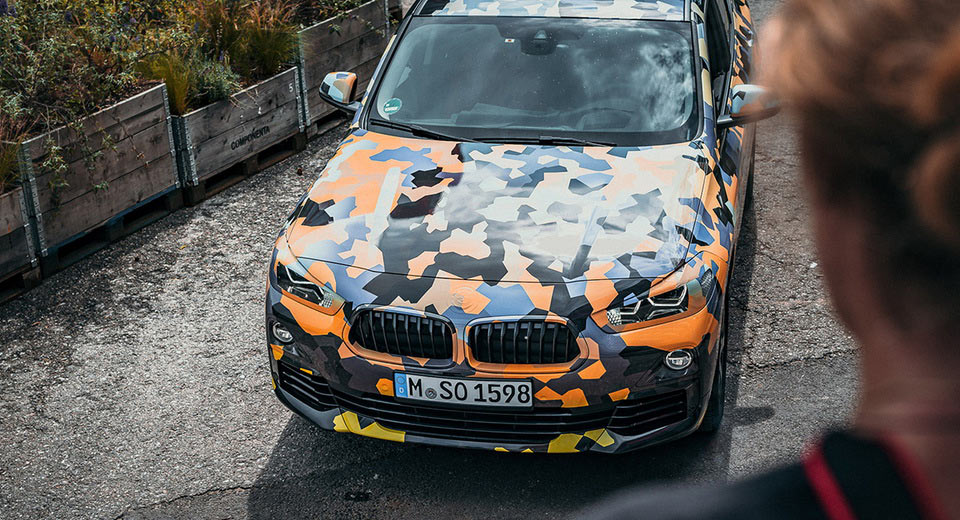 BMW X2 Puts On Colorful Wrap In First Official Images