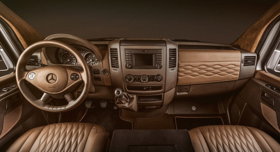 Carlex And Autokontener Team Up For Mercedes Sprinter Luxury Van Project