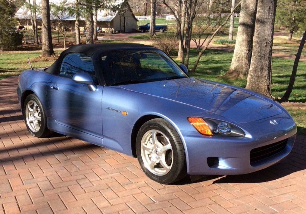 Low Mileage 2003 Honda S2000 In Suzuka Blue Is Very Tempting Carscoops low-mileage-2003-honda-s2000-in-suzuka-blue-is-very-tempting-carscoops