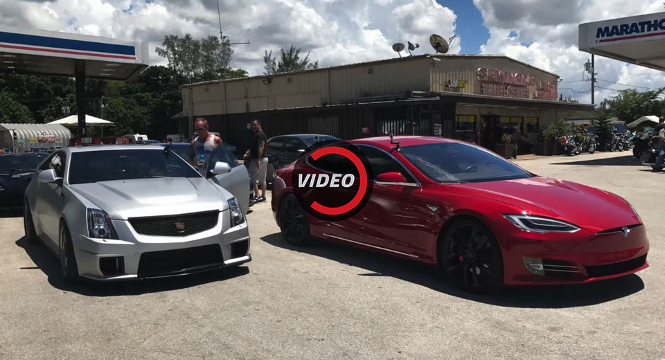 More Ludicrous? A Tesla Model S Or A 1,000 HP Cadillac CTS-V? |