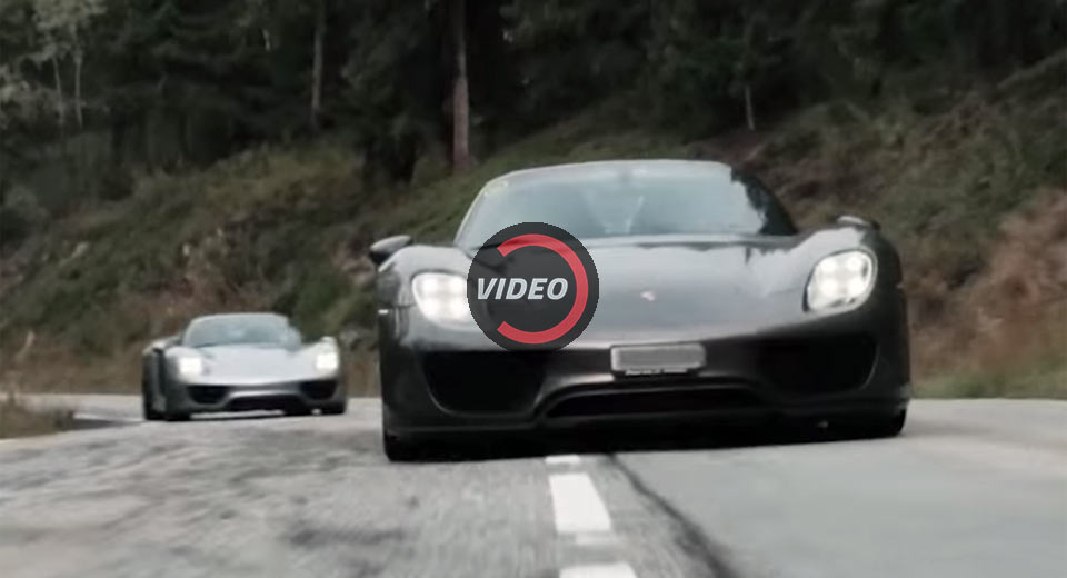 A Convoy Of 19 Porsche 918s Through The Alps Looks Like Bliss