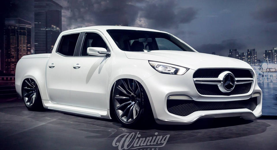 Slammed Mercedes-Benz X-Class Looks Ready To Spark Up The Road