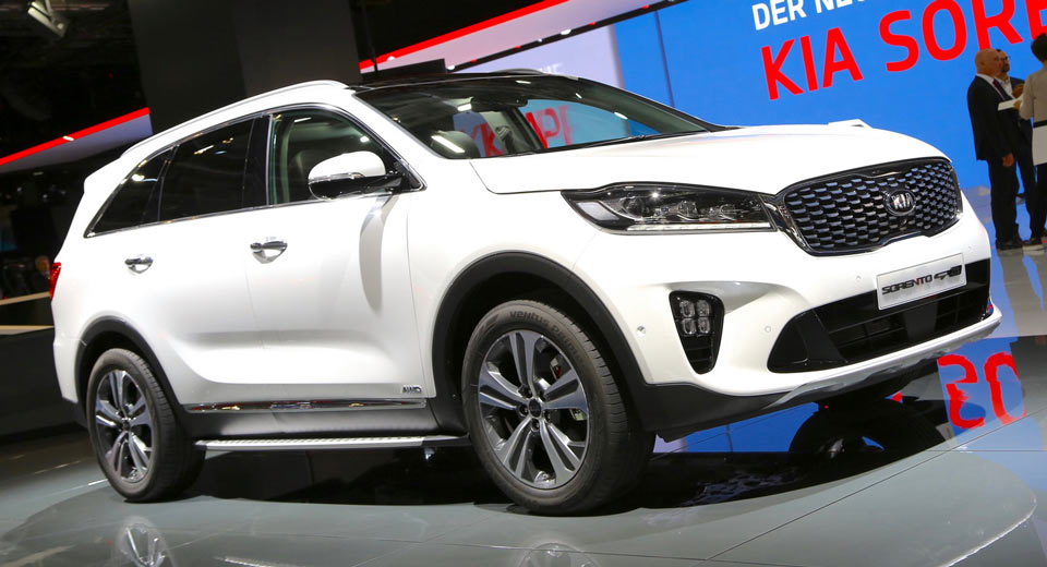 Updated Kia Sorento Arrives In Frankfurt For Its Public Debut