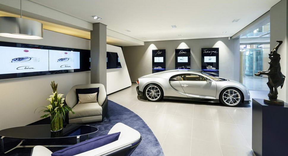  Bugatti Opens Showroom In Hamburg Following High Chiron Sales