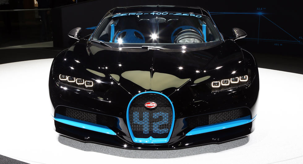  Bugatti Chiron Arrives In Frankfurt To Brag About Its New World Record