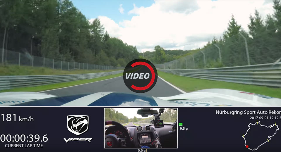  2017 Dodge Viper ACR Sets A Best 7:01.3 ‘Ring Time