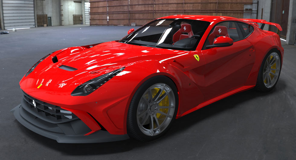 Ferrari F12berlinetta Gets An Aggressive Body Kit From Duke Dynamics