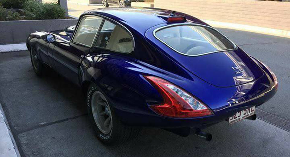  1968 Jaguar E-Type With Nissan 370Z Head And Tail Lights Will Make You Shake Your Head