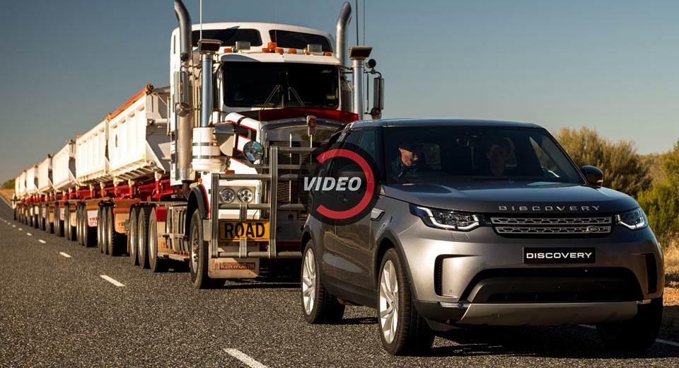 Can A Land Rover Discovery Tow A 120-Ton Road Train? Yes, Yes It Can.
