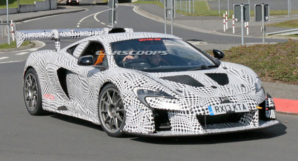  Mysterious McLaren Prototype Caught Near The Nürburgring