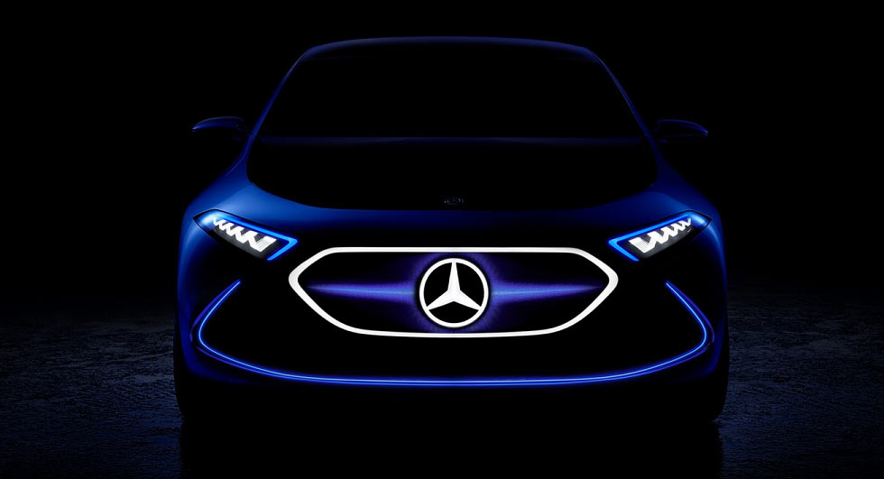 Mercedes EQ A Concept Teased Ahead Of Frankfurt