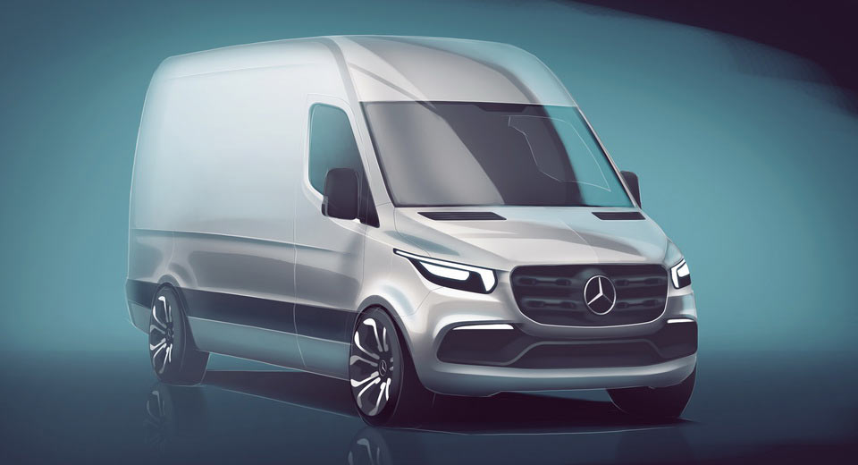  2018 Mercedes Sprinter Previewed In Teaser Sketch