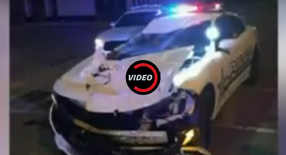 Teen Steals Bulldozer, Crushes Police Car In Bizarre Chase