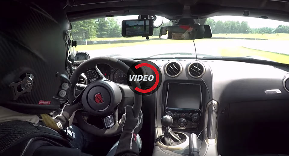  FCA’s Ralph Gilles Hits The Track In His Dodge Viper ACR