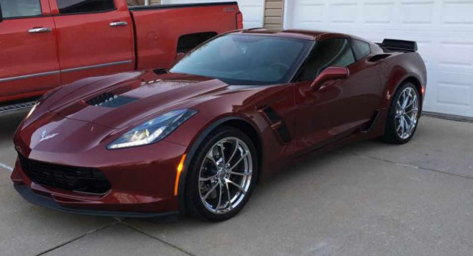Bargain Or High Risk? 2017 Corvette Grand Sport Totaled Because Of A Tiny Crack
