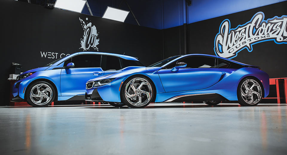  West Coast Customs Makes BMW i3 And i8 Duo Look Like Spaceships