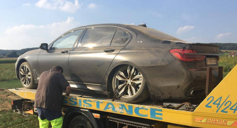  Someone Crashed A BMW M760Li In Belgium And Now We’re All Sad
