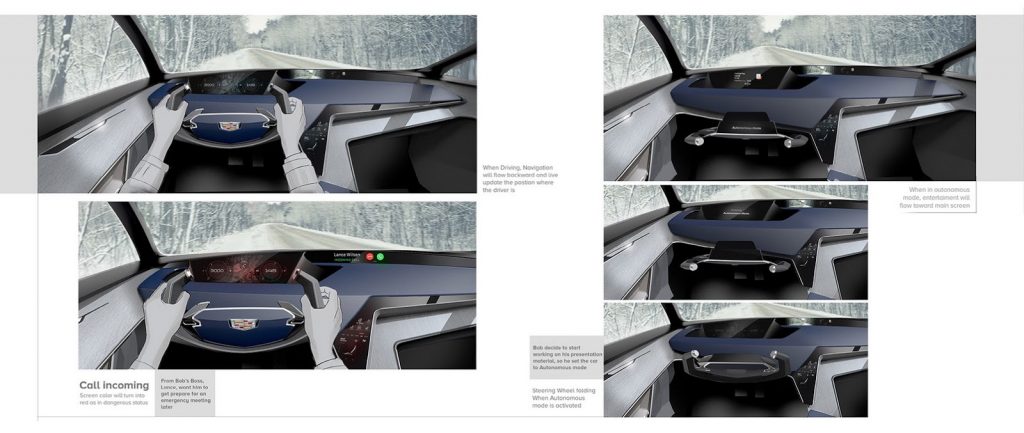 Cadillac CTS Interior Designed With The Year 2025 In Mind | Carscoops