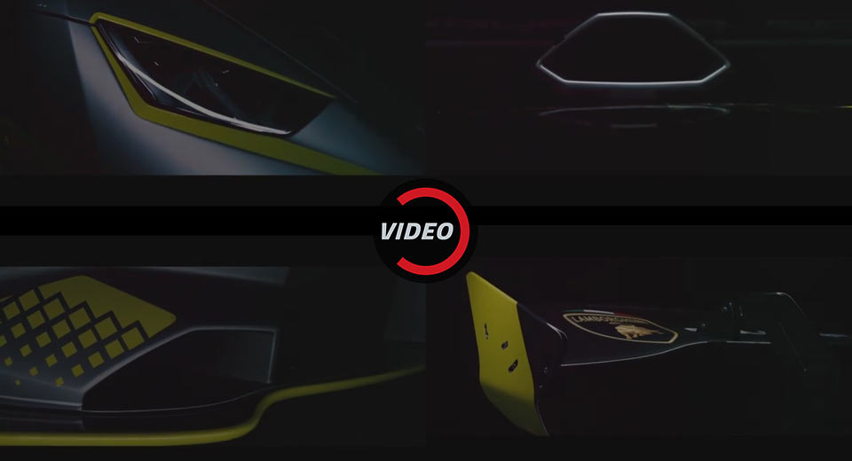 Lamborghini Teases A Mean Huracan Ahead Of Today’s Unveiling