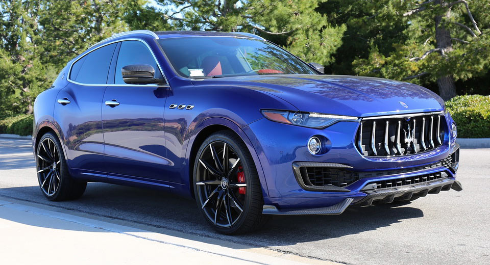  Larte Design Splashes Maserati Levante With Carbon Fiber Elements