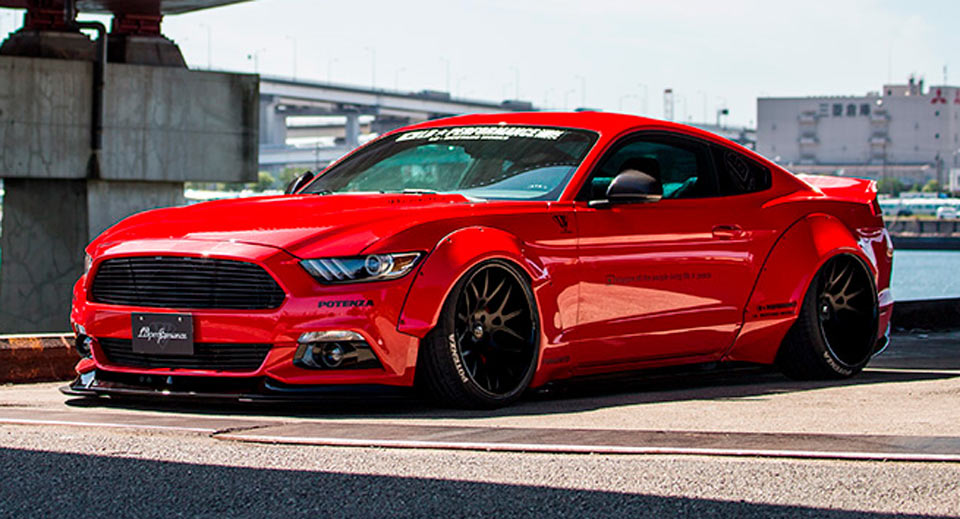  Yay Or Nay? Liberty Walk-Tuned Ford Mustang Unveiled