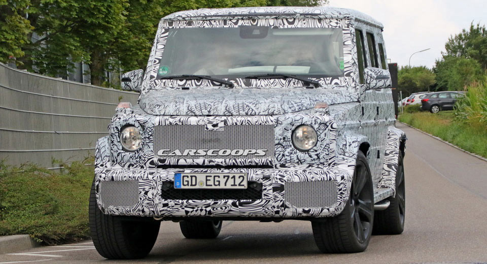  2019 Mercedes-AMG G-Class Spotted With Production Lights