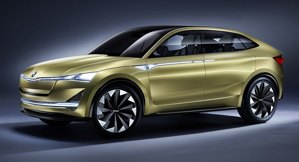  Skoda Shows Off Updated Vision E Concept With Improved Styling
