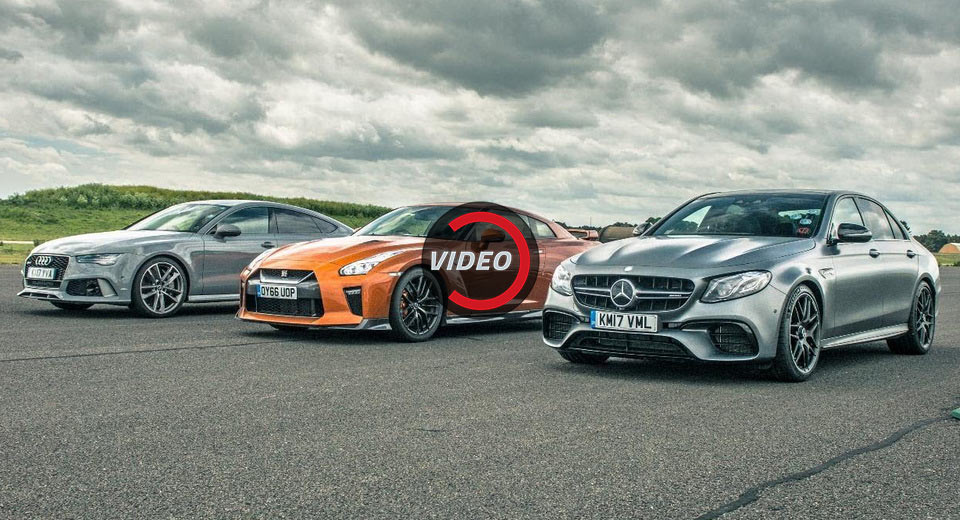 Super Saloons Take On Nissan GT-R In 1/4 Mile Race