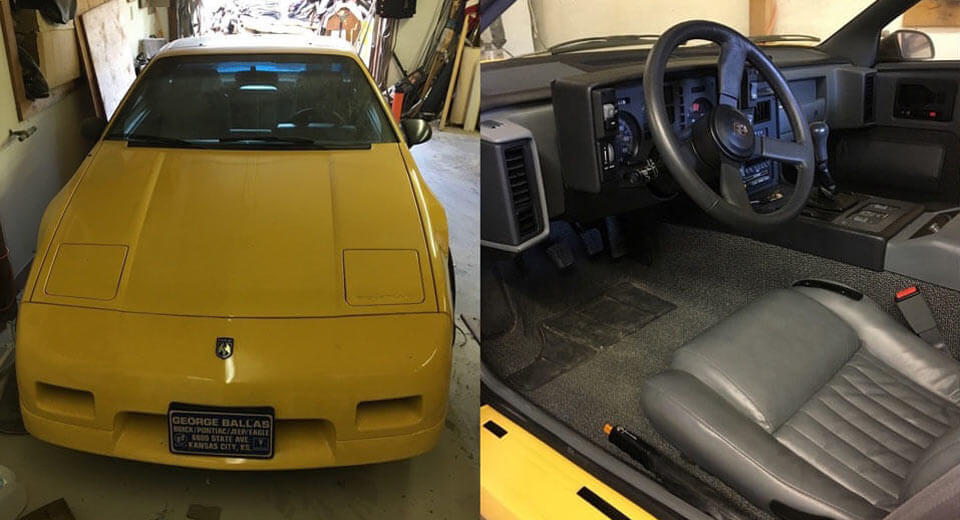  1988 Pontiac Fiero Was Kept In Storage For 30 Years