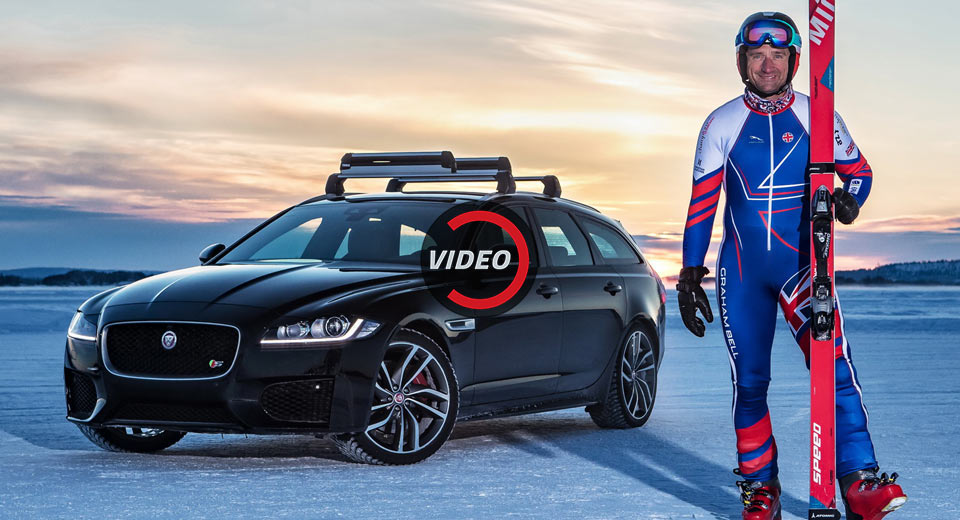  Skier Had A Jag Tow Him To 117mph Breaking The World Record