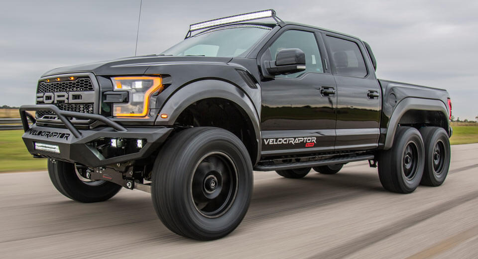  Hennessey VelociRaptor 6×6 Is America’s Answer To Mercedes-AMG G63 6×6