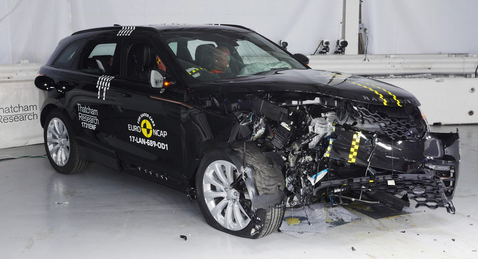  Range Rover Velar Scores Perfect 5-Star Rating From Euro NCAP