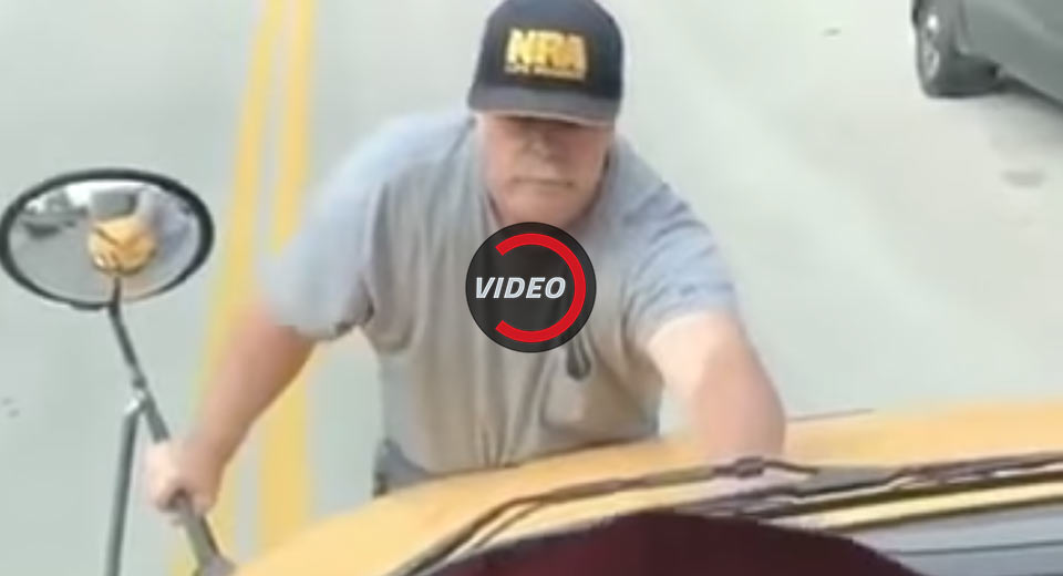 Angry Man Charged After Riding On School Bus