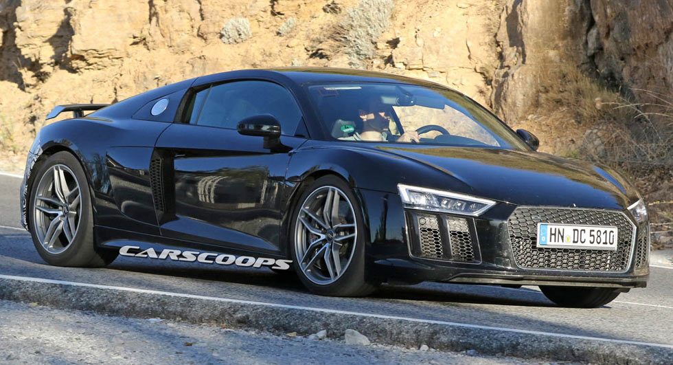  The Mystery Audi R8 Prototype Could Be An Entry-Level Model With A Bi-Turbo V6