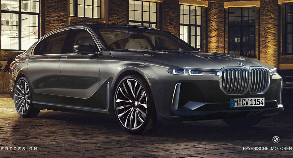  2022 BMW 7-Series Penned With X7 iPerformance Concept’s Styling