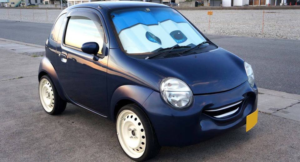 Is It Halloween Already? Pixar’s Cars Inspire Smiley-Faced Suzuki Mods