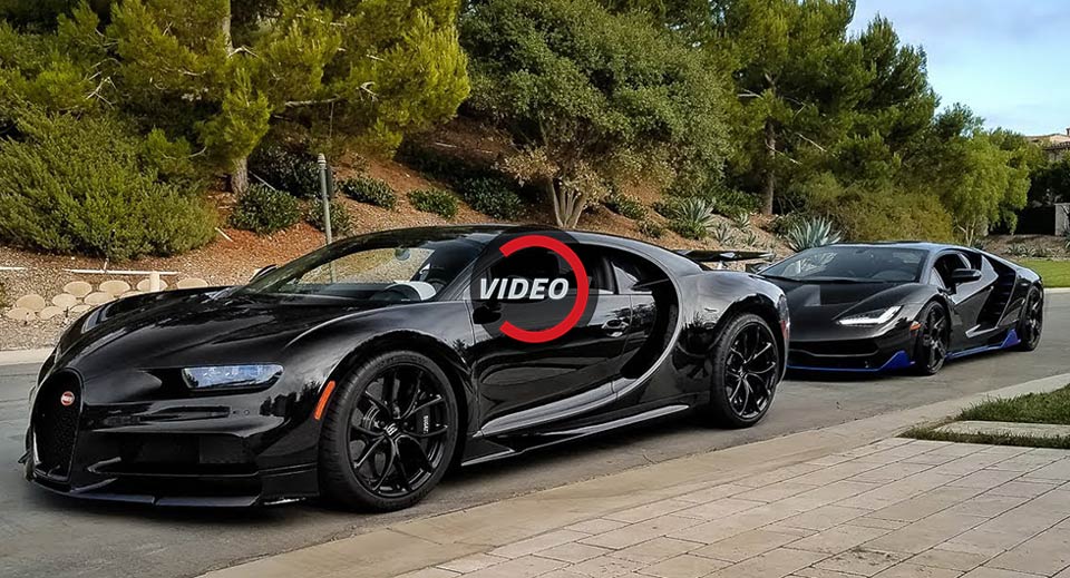  Bugatti Chiron Shows Jaguar F-Type SVR What Real Speed Looks Like