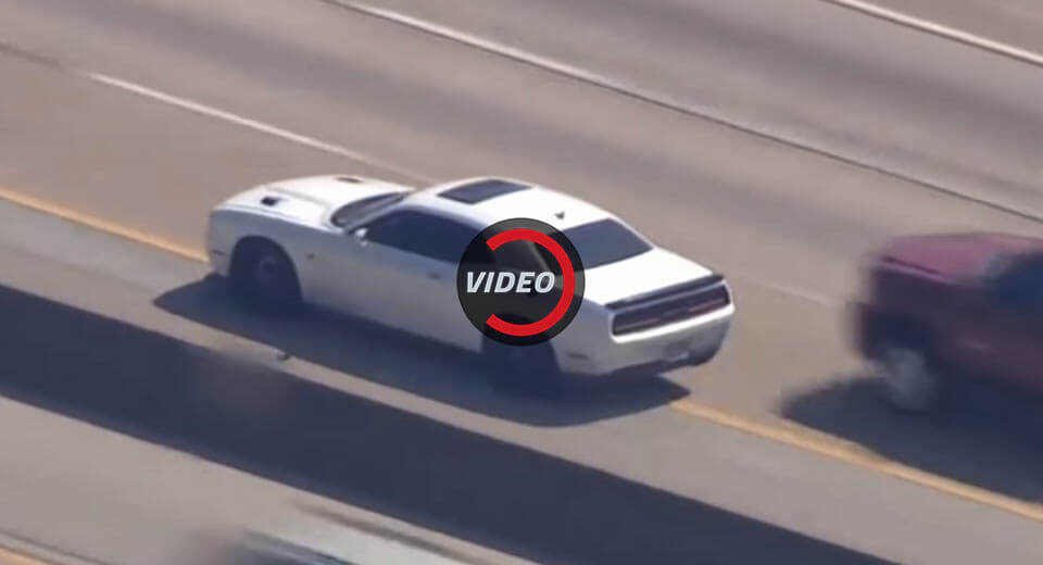  Dodge Challenger Hellcat Involved In Texas High Speed Chase