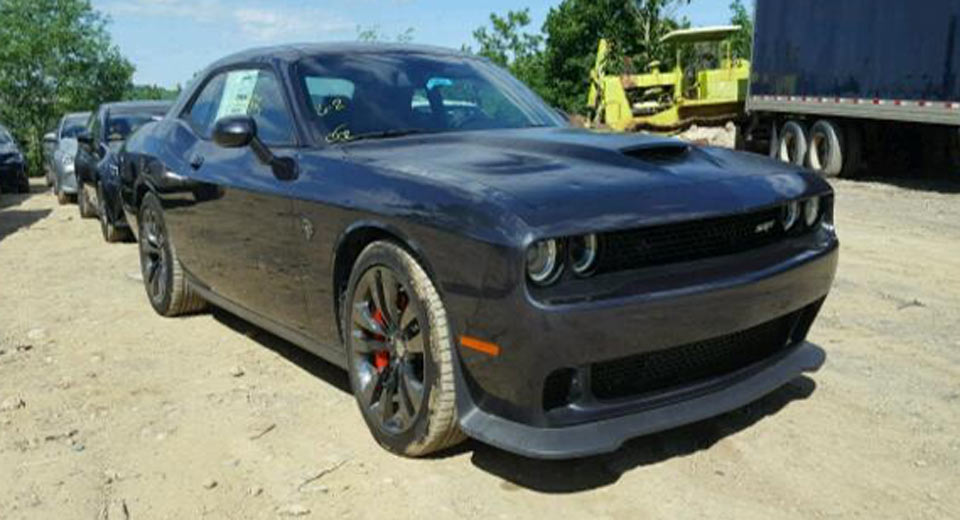  A Little Hail Gave This Brand New Challenger Hellcat A Salvage Title