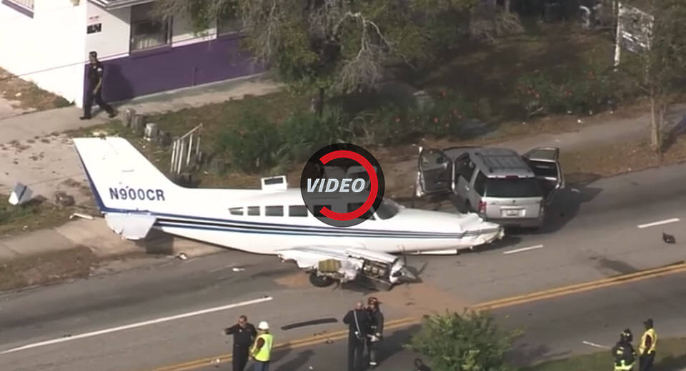  Small Plane Crashes On Florida Street, Injuring Five