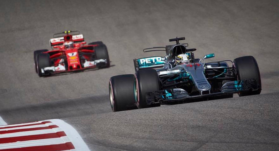  Hamilton Wins U.S. GP, Mercedes Claim Constructors’ Title