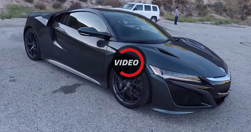  Watch New Acura NSX Shred Some Californian Canyon Roads