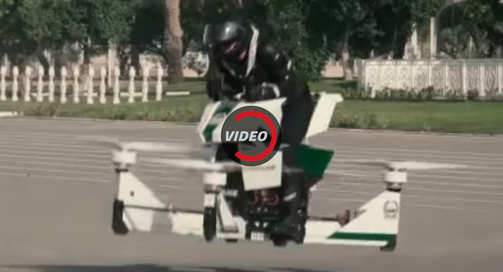 Forget The Bugatti, The Dubai Police Unveil Their New Hoverbike