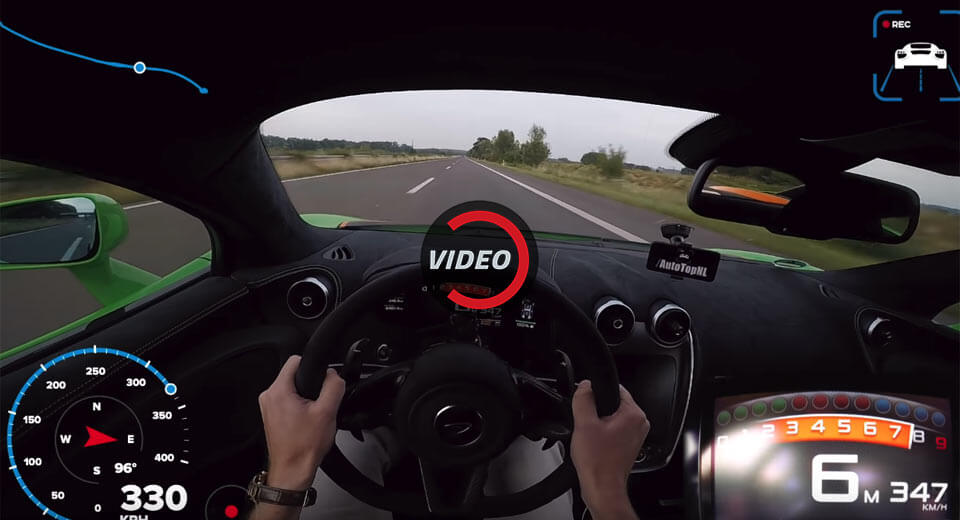  Modified McLaren 570S Hurls All The Way To 215 MPH / 347KPH