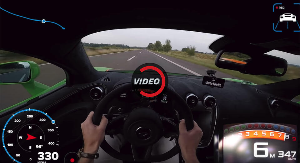 Modified McLaren 570S Hurls All The Way To 215 MPH / 347KPH