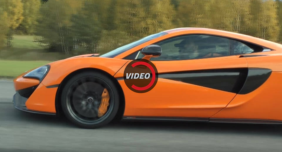  McLaren 570S Keeps Pace With 12C In Rolling Race