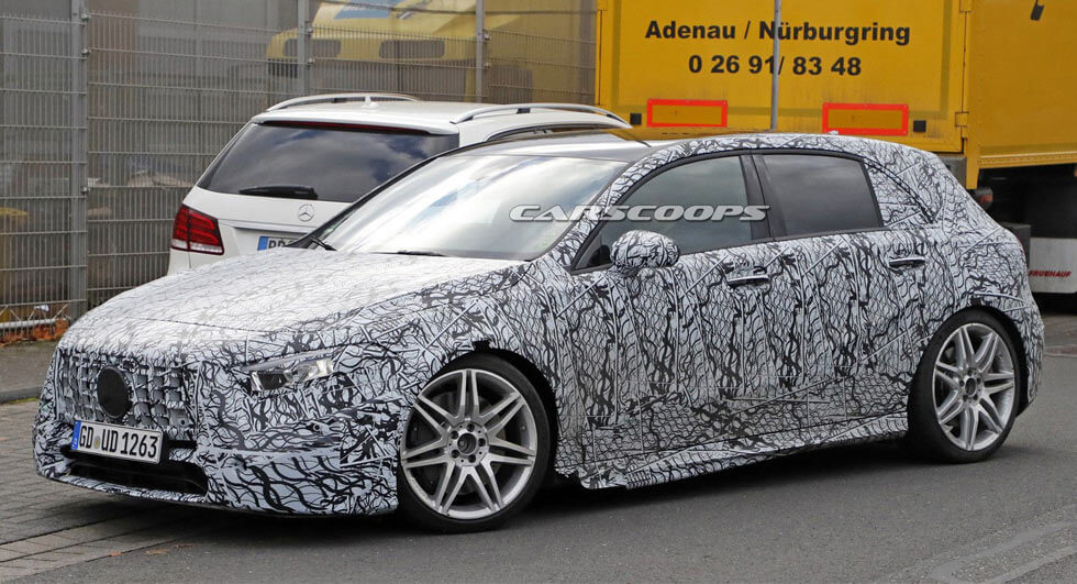  Mercedes-AMG A45 Caught Near The Nurburgring, Should Have More Than 400 HP